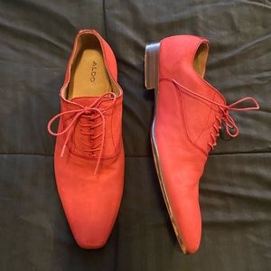 Aldo Men’s Oxford Dressed Shoe, Red, US 11